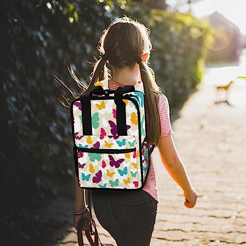 Sac à dos garçon papillon multicolore idéal pour l'école et sorties - 7