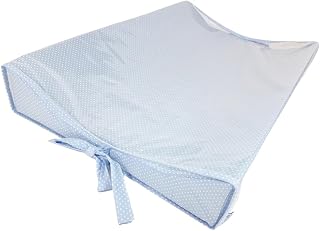 Trocador Americano Poázinho Branco Azul Bebê - Incrível! Bebê Querido