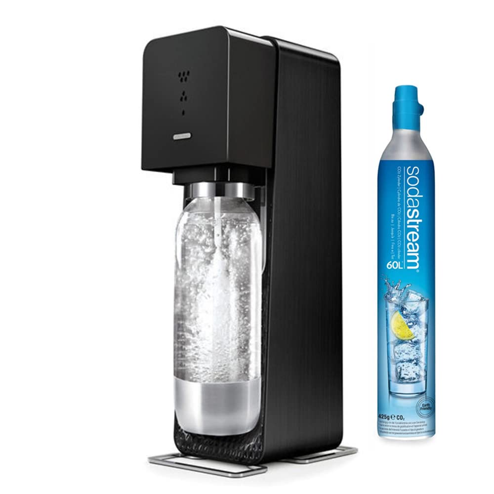 【美品】SodaStream Source v3 ブラック Buy a SodaStream Spare 60L CO2 gas cylinder (Carbonator)