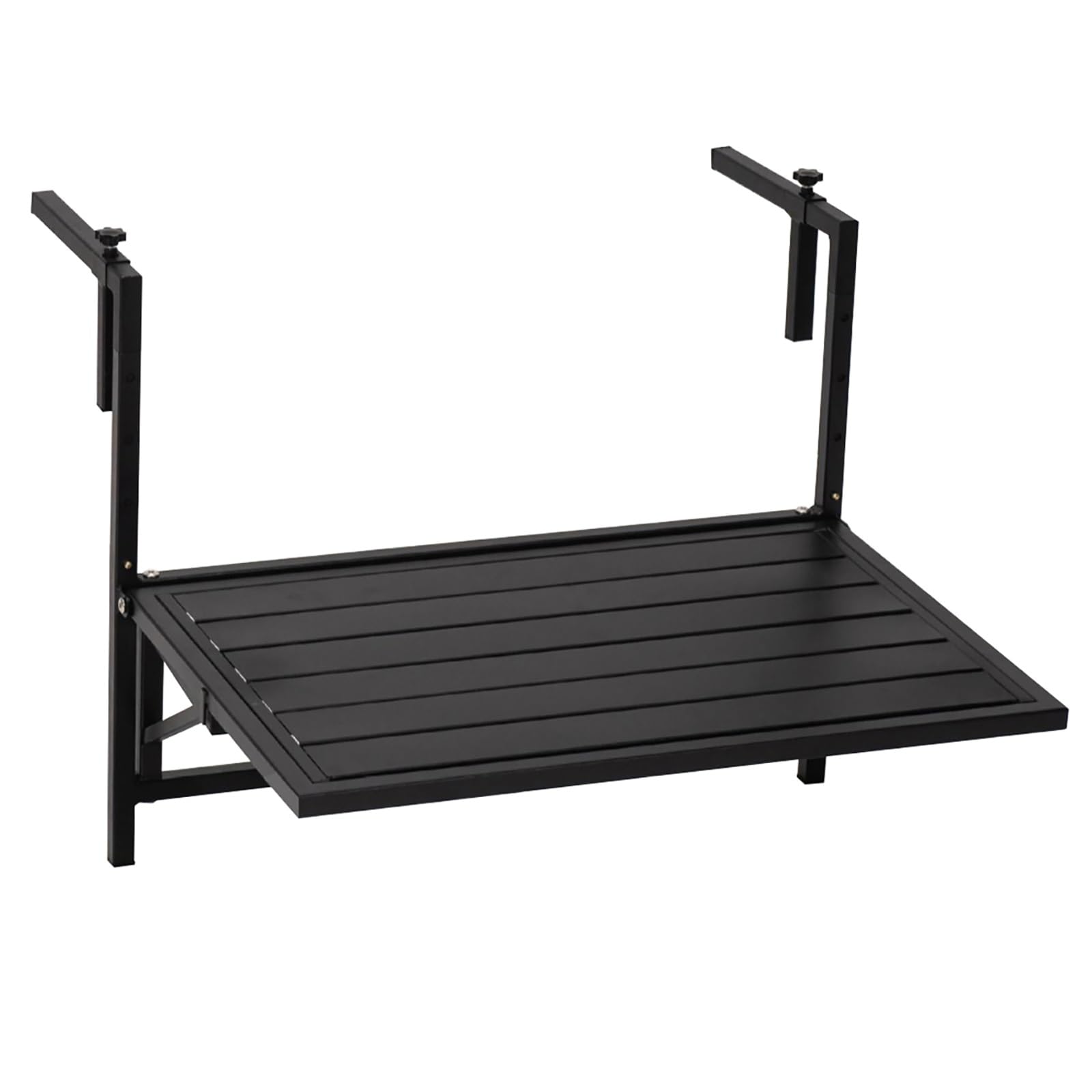 Petits espaces extérieurs solutionnés par cette table de balcon astucieuse