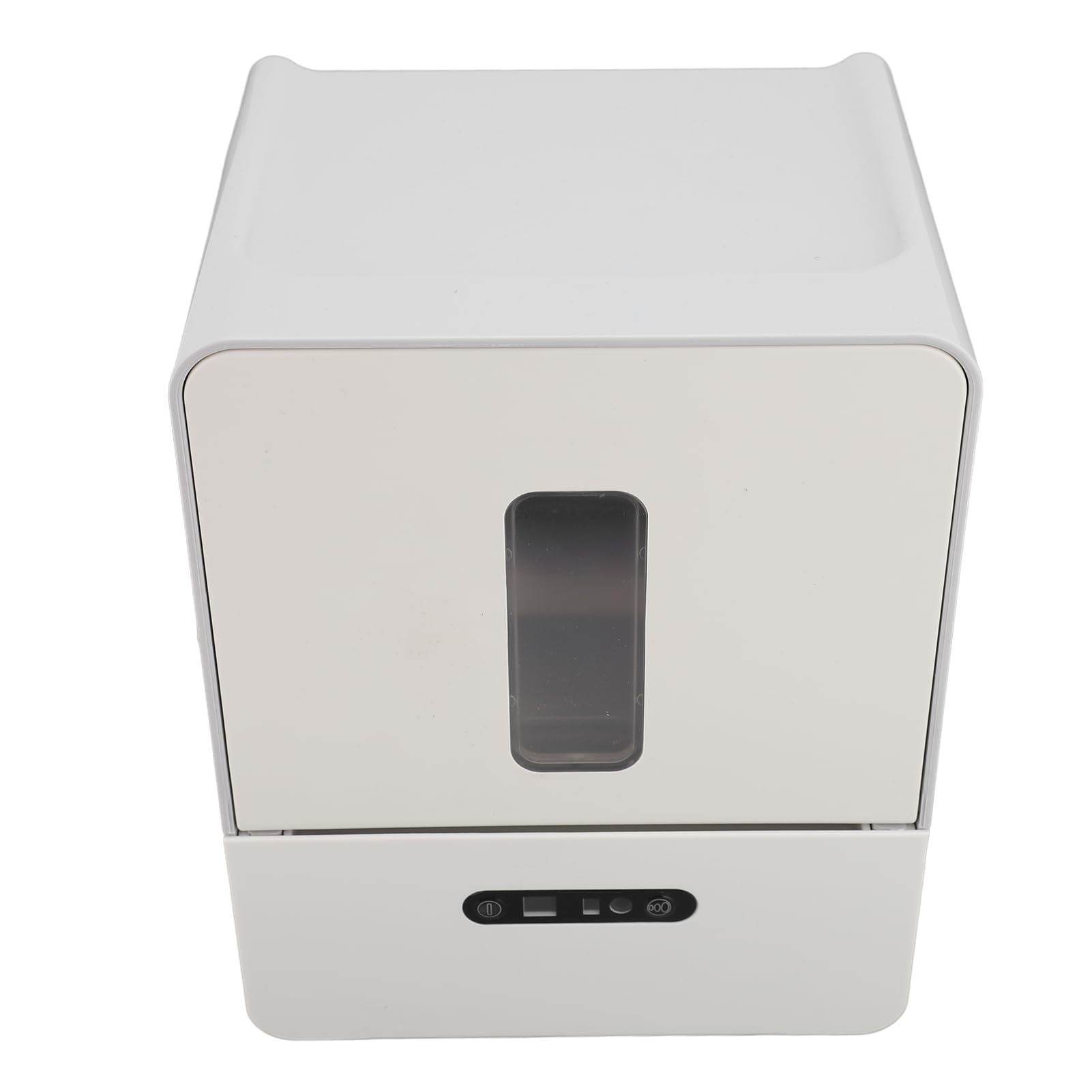 Fdit Dispenser Automatico di Asciugamani di Carta, Erogatore Touchless | Design Sigillato antiumidità, 3 Livelli, Strappo Auto, Batteria 1200 MAh