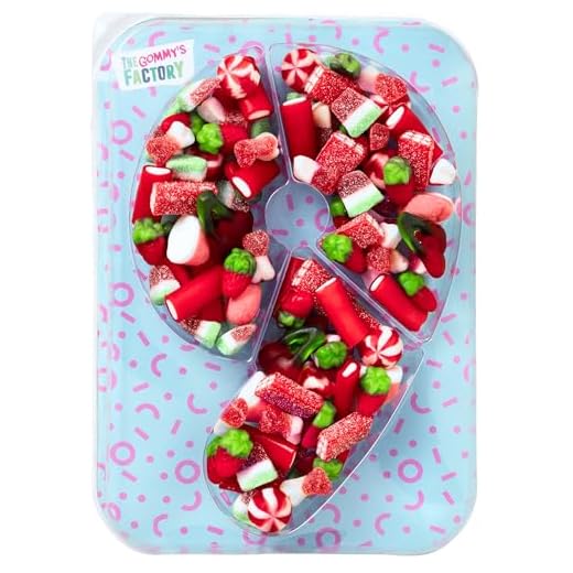 Gommy's Factory Party Numbers nº 9. Tarta de gominolas para cumpleaños con forma de números. 500g de chuches