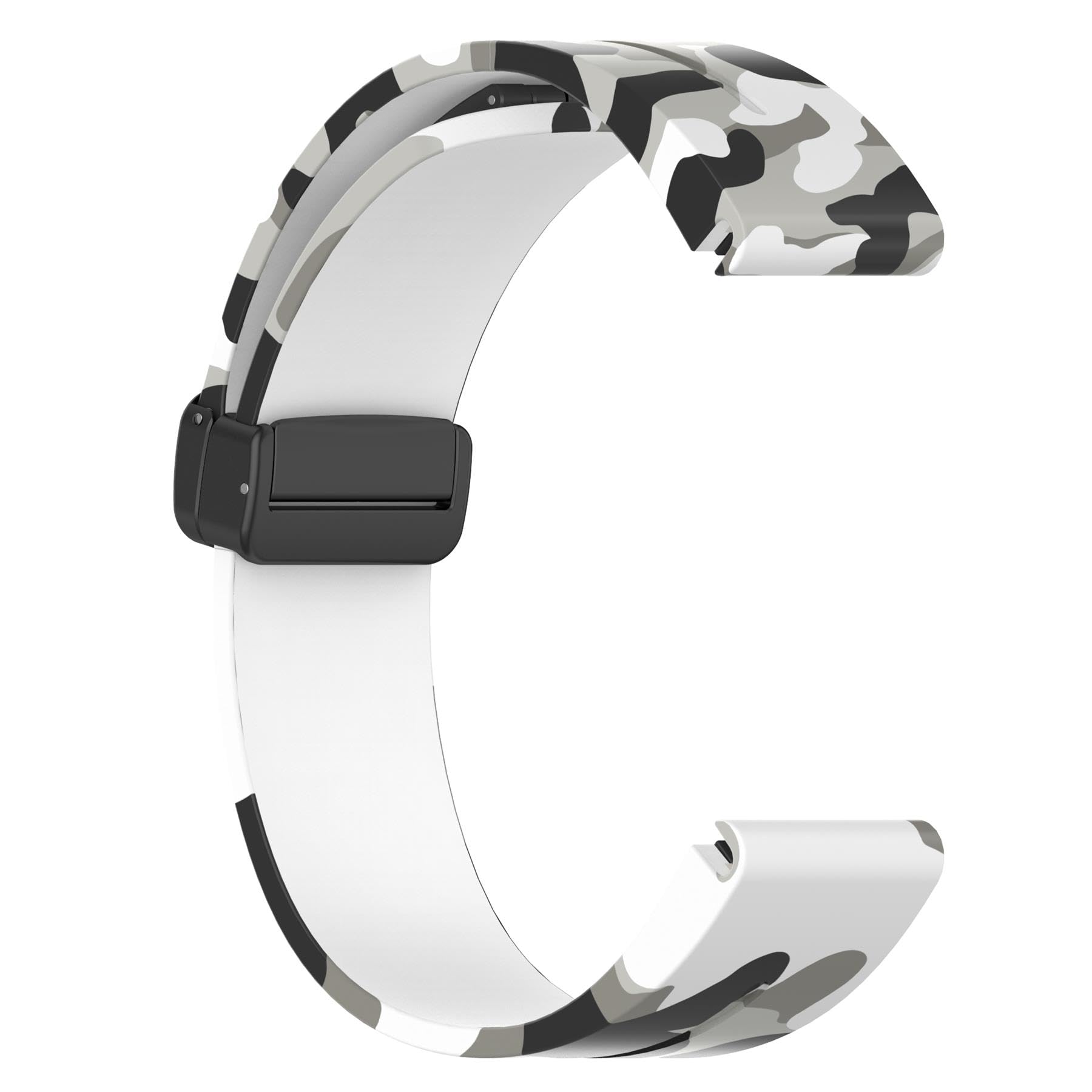 Cinturino per orologio da polso in silicone mimetico da 26 mm, facile da montare, compatibile con Garmin Fenix 7X/Fenix 6X/6XPro/Fenix 5X Plus/Fenix 3/Fenix 3 HR, cinturino sportivo impermeabile di
