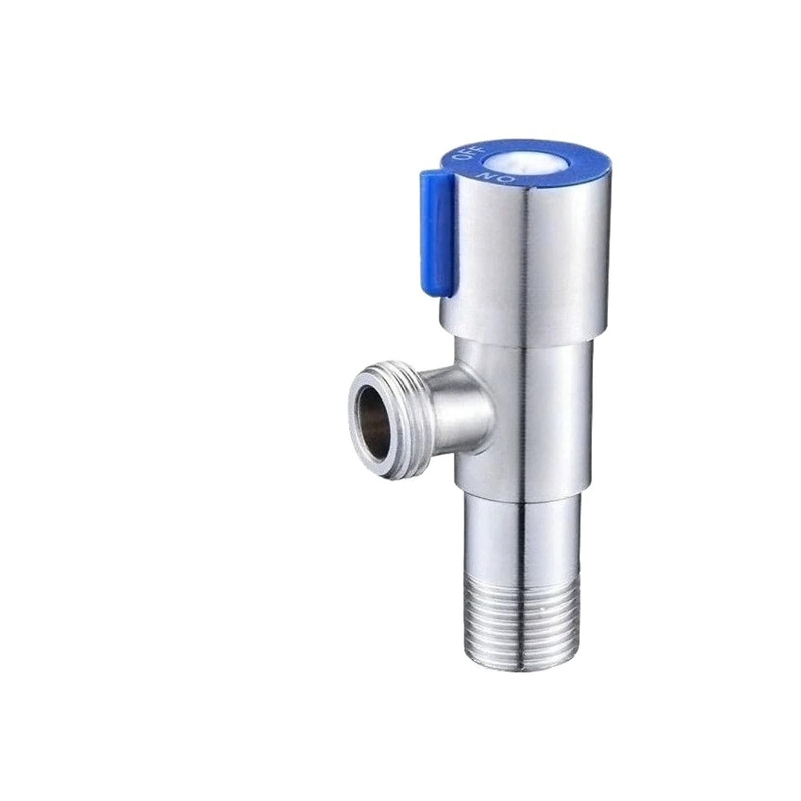Bvhisehp A Blue G1/2 Inch Angle Stop Valve, Household Shut Off Valve For Bathroom Sink Toilet Bidet Shower