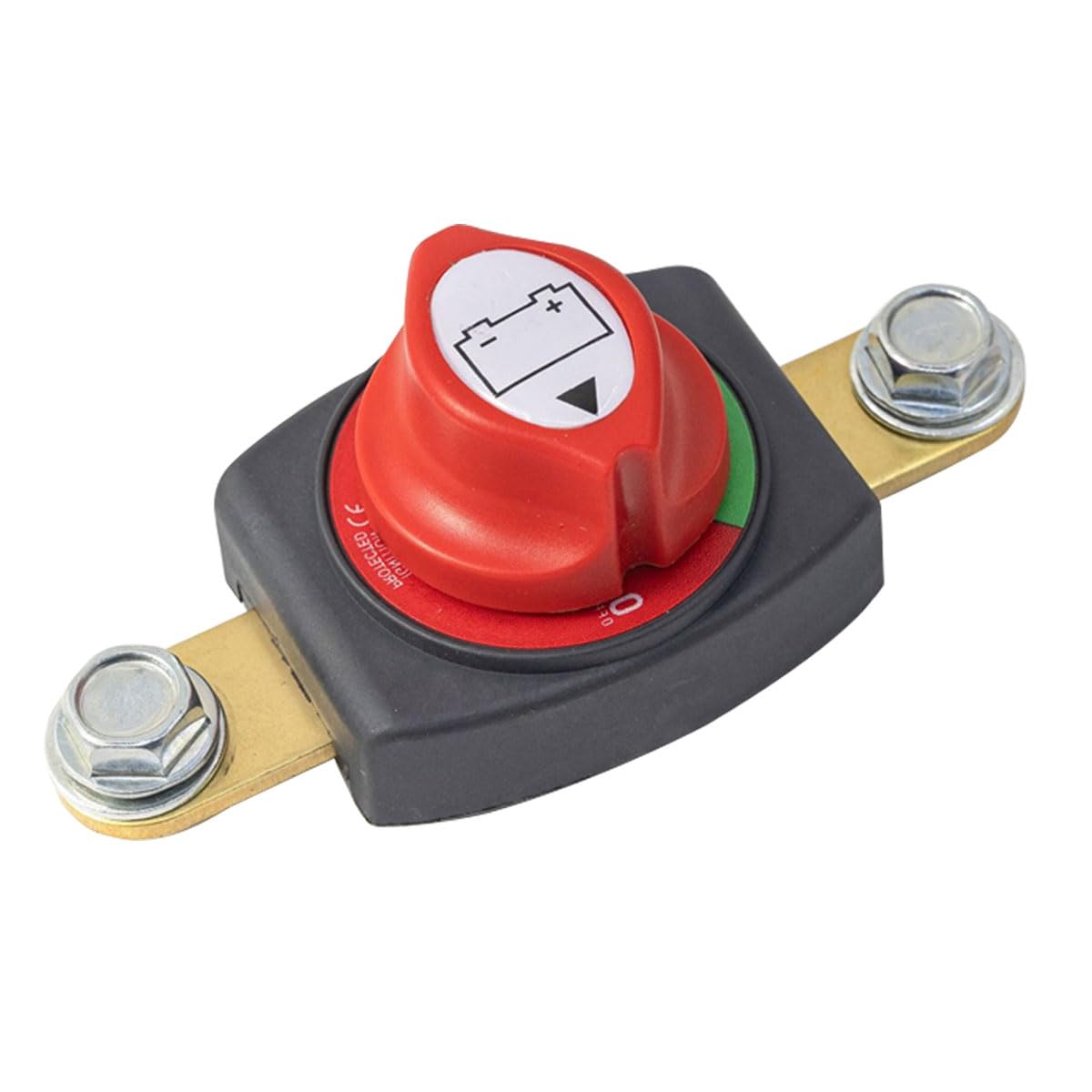 DUSCOKE Side Post Battery Disconnect Master Switch, 12-48V Heavy Duty Battery Cut-Off Switch Disconnect Isolator, Power Kill Switches Shut Off for Car