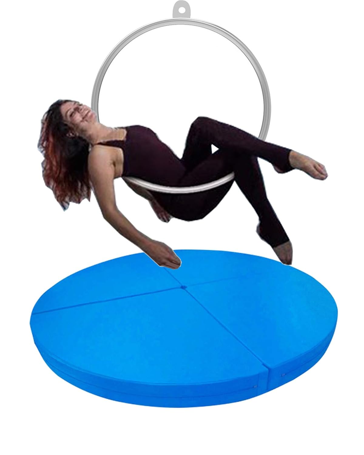 Tapis de sécurité pole dance Hoop avec protection et stabilité optimales 5 cm