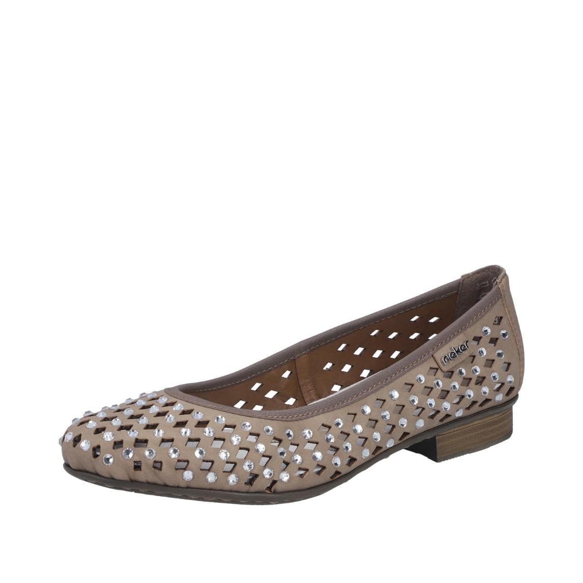 Rieker 51985, Women's Ballet Shoes, Beige, 37 EU
