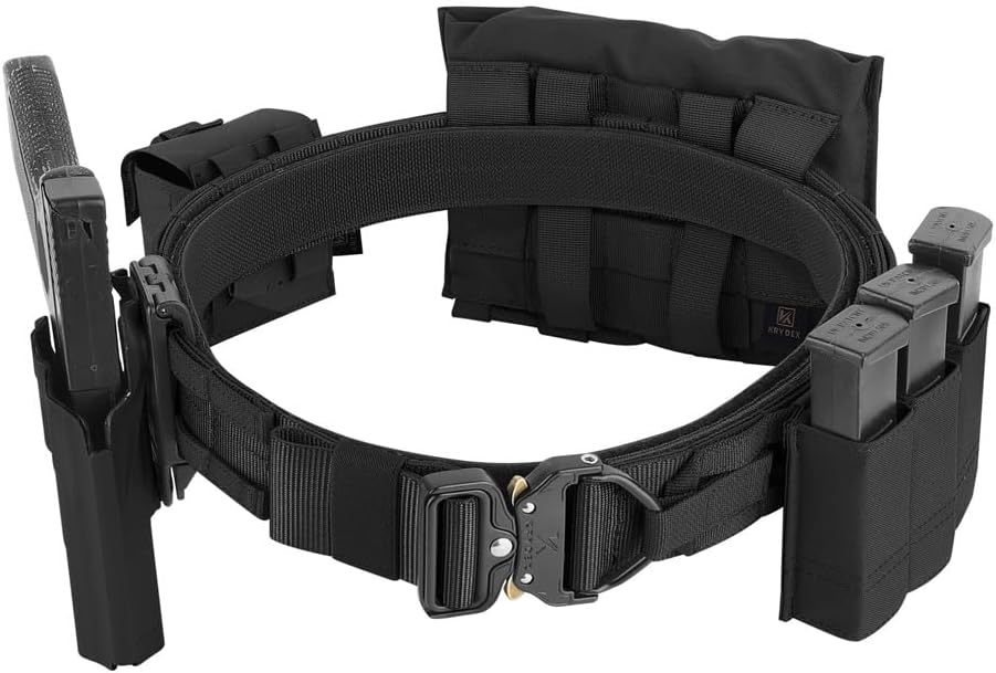KRYDEX Quick Release Gun Belt 1.75 Inch MOLLE Inner &Outer Tactical Battle Belt with D Ring - Image 5