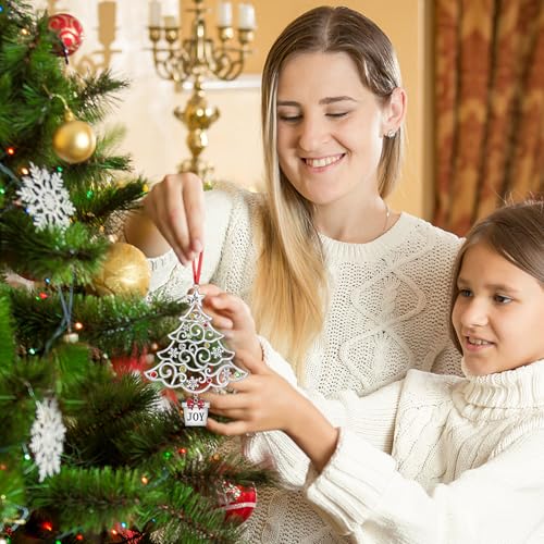 Hedeey ZH-METAL CHRISTMAS TREE ORNAMENT Christmas Ornaments 2024 For Christmas Tree Decorations,Christmas Decorating Hanging Ornament For Holiday Decorative Annual Keepsake Gift thumb #4