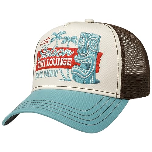 Stetson Tiki Lounge Trucker Cap Herren Atmungsaktive Meshcap Mit Baumwolle...