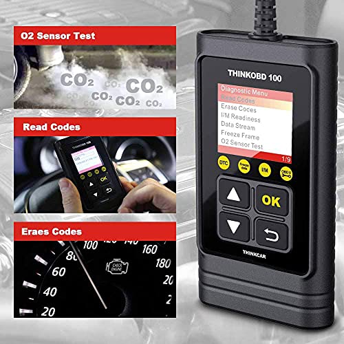 Image of THINKCAR OBD2 Scanner Diagnostic Tool, Scanner for Car with All System and 28+ Maintenance Services, Thinktool Mini Support Bidirectional Control and ECU Coding, Auto VIN and Update Free Lifetime
