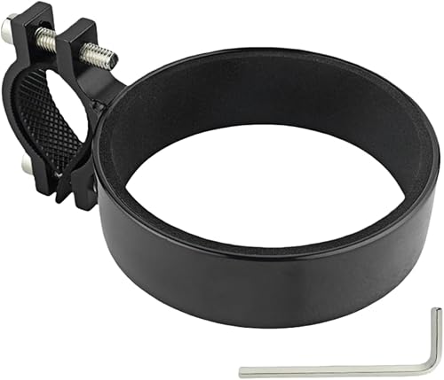 Portavasos de aluminio de alta calidad para manillar de bicicleta, seguro, elegante y versátil, cochecitos de bebé disponibles (portavasos C, negro)