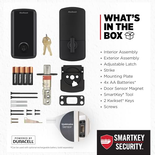 Kwikset Halo Select Smart Lock Keyless Entry Door Lock Wi-Fi and Matter Enabled Deadbolt No Hub Needed, Geofence Auto-Unlock, Grade AAA Certified, Easy Install, Matte Black Lifetime Finish Warranty - image 8