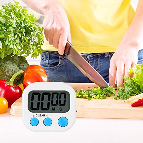 Jsdoin 6 Pack Digital Kitchen Timer Magnetic Back,Loud Alarm, Countdown Timer Management,for Cooking Baking Sports Games Office - Thumbnail 7