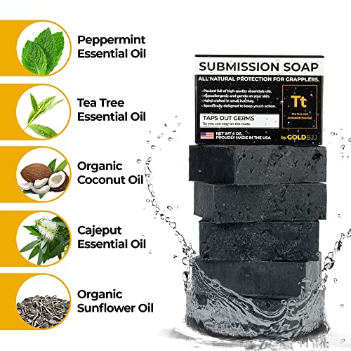 Premiumteatreeoilsoapusamadebarsoapforbjjjiujitsuwrestlingandgrappling5packof4ouncesoapbarsactivatedcharcoal Urban Country Home Decor Premium tea tree oil soap usa made bar soap for bjj jiu jitsu wrestling and grappling 5 pack of 4 ounce soap bars activated charcoal urban country home decor