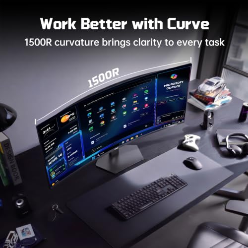 Image of Hikers 27 Inch Curved Monitor 170Hz 144Hz, 2K 1440P Computer Gaming Monitor with HDMI 2.1x2 DP 1.4x1, AI CrossHair Fast VA 4000:1 Contrast, for FPS Games and Work (G27H1Q, Includes One HDMI 2.1 Cable)