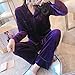 TDYSDYN Pijamas Polar Super Suave con Estampado,Pijama de Terciopelo Casual cálido de...