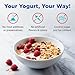 Ultimate Probiotic Yogurt Maker XL - Adjustable Time & Temperature Control - 50% More Capacity with 12 x 6oz Yogurt Jars - Make Trillions of Probiotics for Gut Health - ULTIMATE LIFETIME WARRANTY