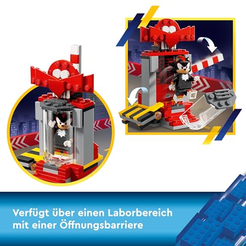 LEGO Sonic the Hedgehog Shadow the Hedgehog Escape, Motorbike Toy for Kids, Boys & Girls Aged 8 Plus with Buildable Lab… – Ansicht 3