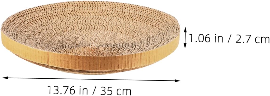review 3pcs Cat Nest Corrugated Paper Replaceable Cat Scratcher Household Kitten Scratcher Floor Cat Scratcher Replace Cat Scratching Pad Cat Scratch Pad Board Cat Funny Scratcher