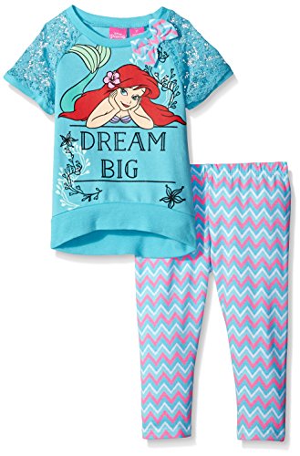 Disney Little Girls' Ariel Legging Set