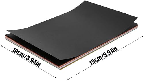 Miniatura 2 de Vellum - Papel de color puro, pulpa de madera, 50 unidades, papel sulfúrico, para propósitos universales, 5.9 x 3.9 in