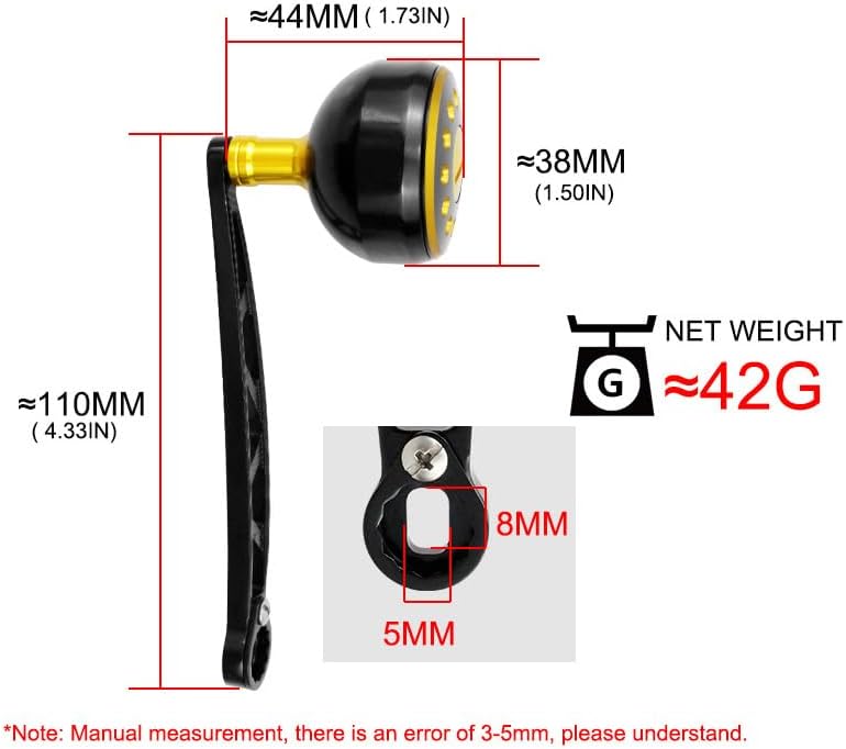 Replacement Part New Fishing Aluminum Alloy Reel Handle DIY Accessories for Drum Fishing Baitcasting Reels Accessories Style 14