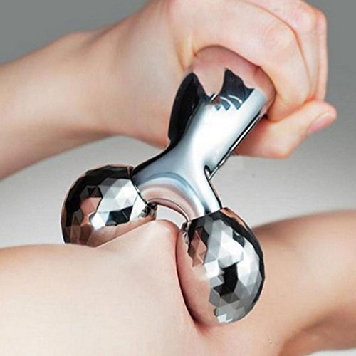 Homegifts 3D Y-Shape Platinum Roller Massager Body Face Massager Lift Body Slimming Skin care Tightening