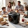Elite Gourmet Programmable Bread Maker, 2 lb Loaf, 3 Sizes, 19 Presets incl. Gluten-Free, Dough & Jam, Delay Timer, Black
