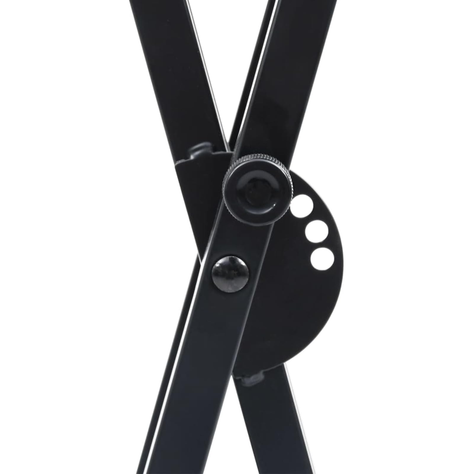 LAPOOH Supporto Tastiera a Doppia Staffa Set con Sgabello Gambe Sostegno Base Appoggio Porta Pianola Stand Accessori Musica Strumenti Nero-70096