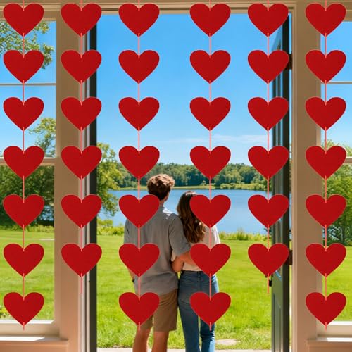 OHOME Valentines Day Decorations - 40 Pack Red...