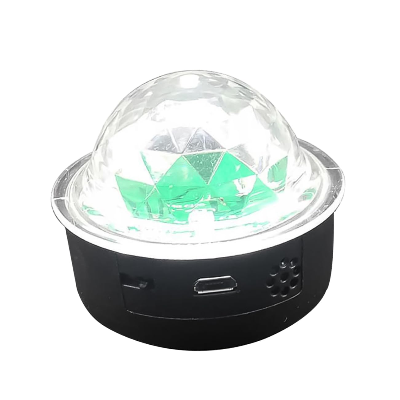 Mipcase Disco Light Ball RGB Crystal Ball Lamp Sound Activated Stage Lamp for Parties