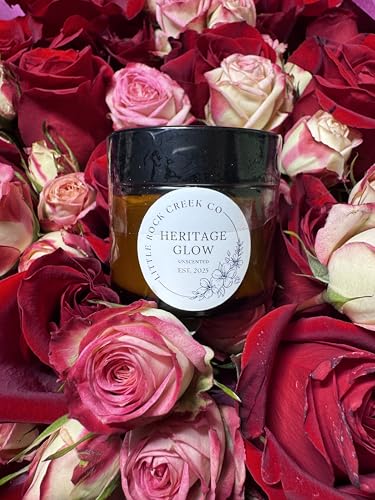 Whipped Tallow Body Balm, Natural Skincare with Essential Oils (4 oz, Heritage Glow (No Scent))