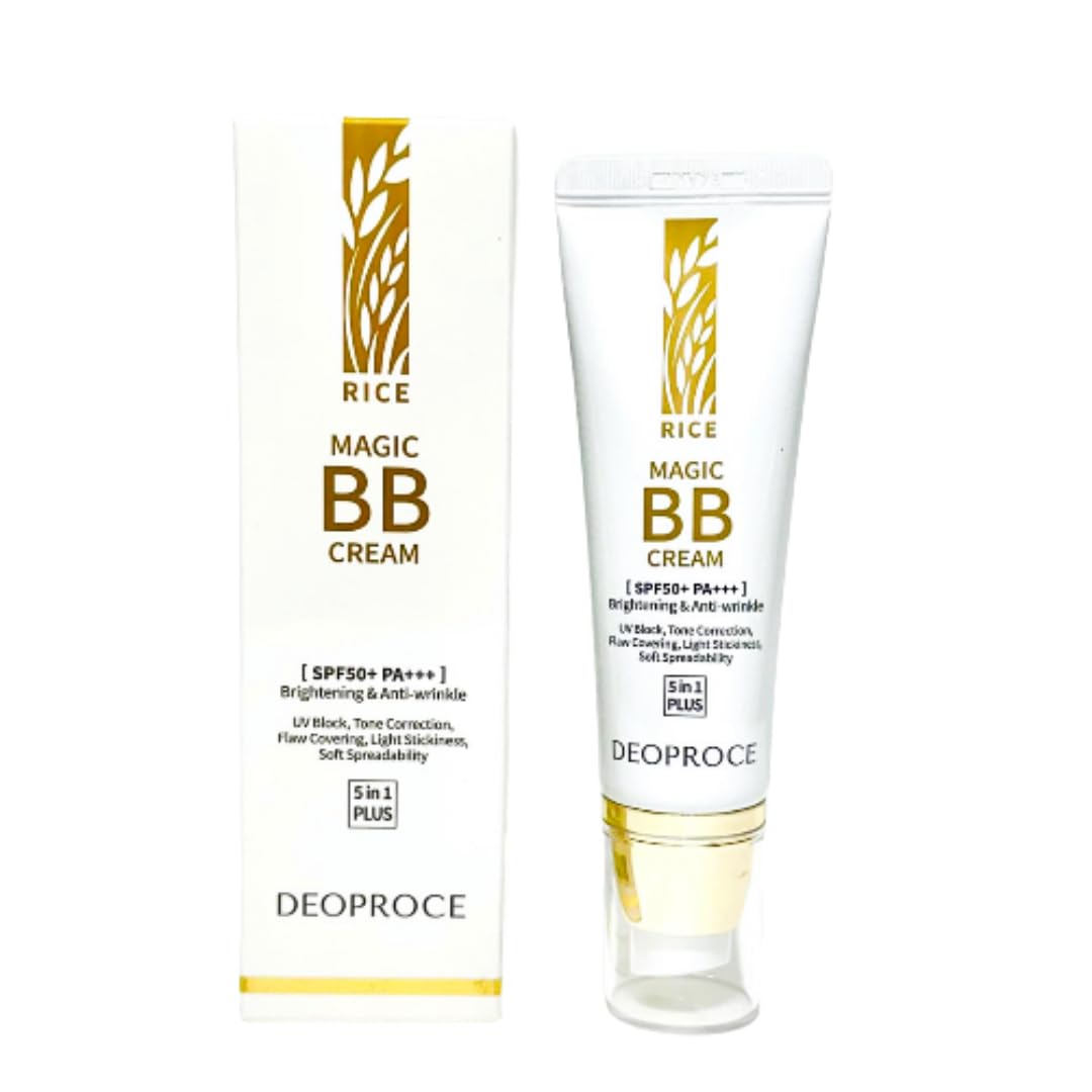 Amazon.com: Deoproce Rice Magic BB Cream SPF 50+ PA++++ | Anti