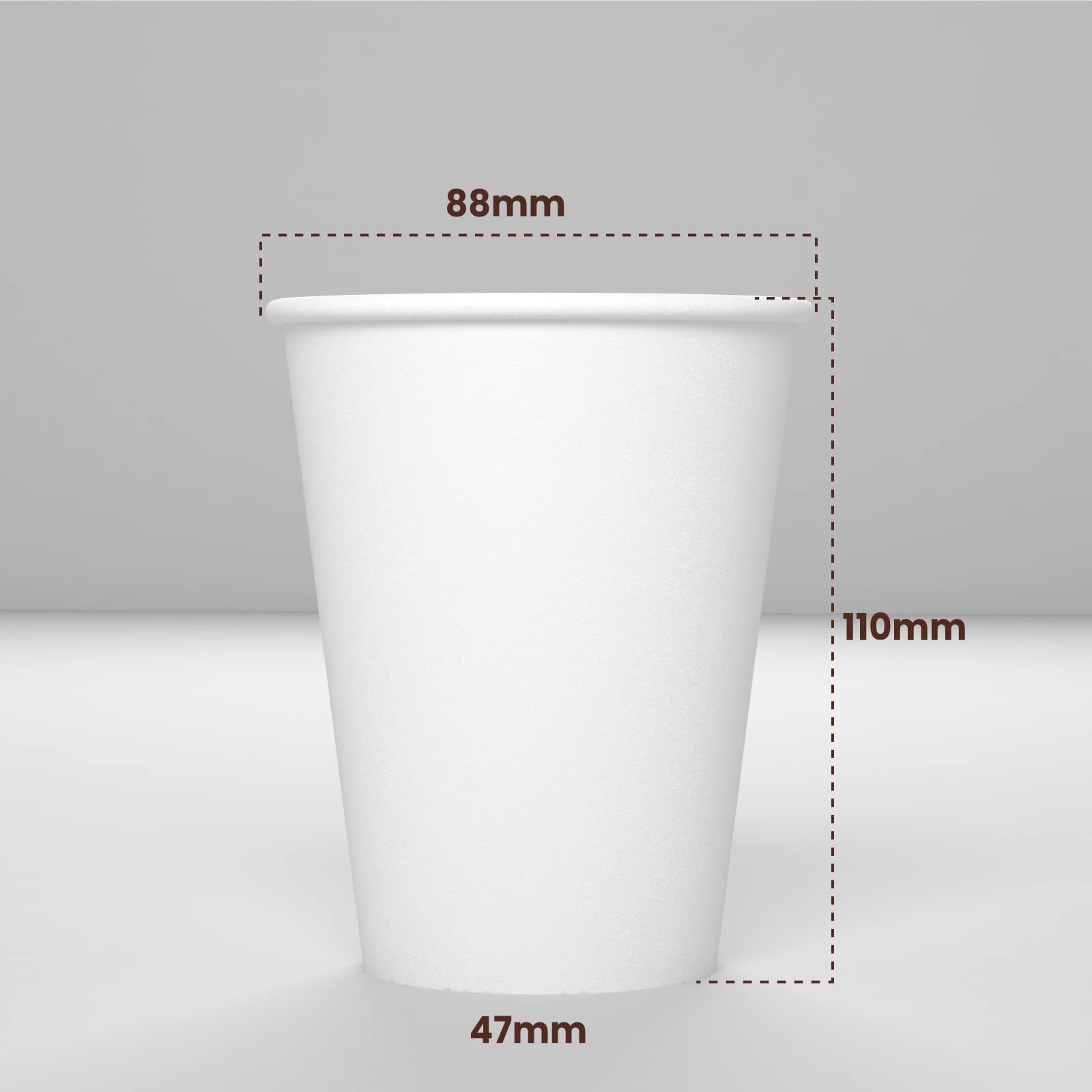 400 Kaffeebecher aus Papier, 360 ml, mit Deckel aus Papier, heiße und kalte Getränke, Tee-Infusionen, Wasser, Cappuccino sind umweltfreundlich, biologisch abbaubar, farbige Einwegbecher + 400 Deckel