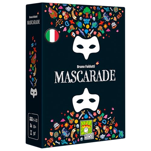 Asmodee: Mascarade Bluff Board Game, 4-6 Players, 10+ Years, Italian Edition
