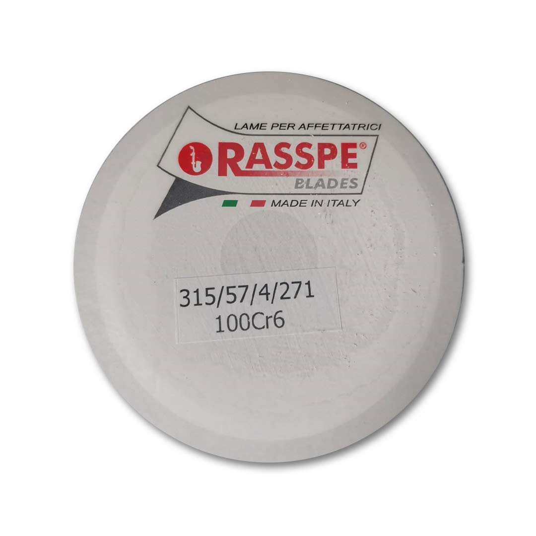 Lama per affettatrice Rasspe 315-57-4-271 100 CR6 3 generazione Made in Italy