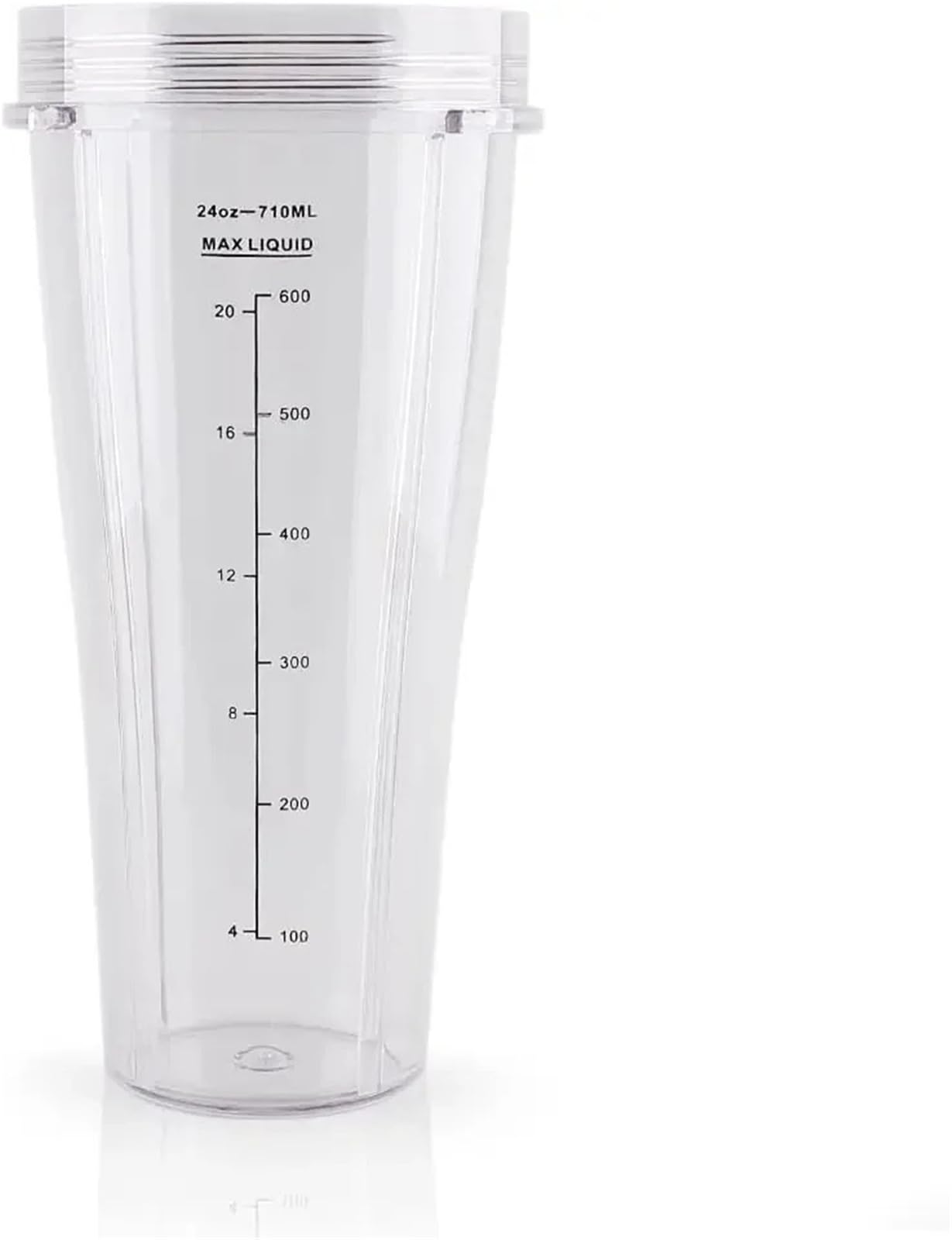 Genérico Compatible con Vasos Delgados Ninja de 24 oz. | Vasos individuales con tapa for SS100 SS101 SS300 SS400.(Only 1pcs 24OZ Cup)