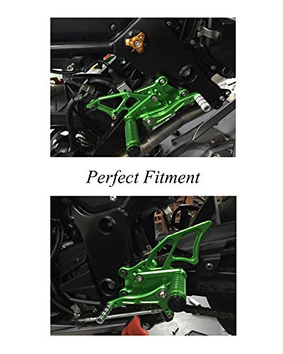 Commandes reculées moto réglables pour Ninja 300 Z300 Z250 - 6
