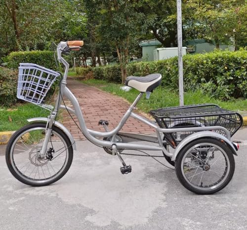 Triciclo Adulto con Canasta, 6 Velocidades miniatura 2