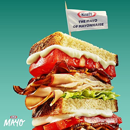 Image of Kraft Mayo with Olive Oil Reduced Fat Mayonnaise - Rich and Flavorful Condiment for Sandwiches, Dips, and Dressings, Made w /Cage-Free Eggs, 22 fl oz Bottle (Pack of 2)