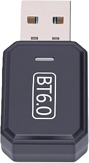 GOWENIC Bluetooth 6.0 USB アダプター、プラグ アンド プレイ、ドングル 20M 範囲 | Bluetooth 6.0 USB アダプター、PC 用ドングル レシーバー トランスミッター、AAC SBC デコード、 8.1、10、11 用