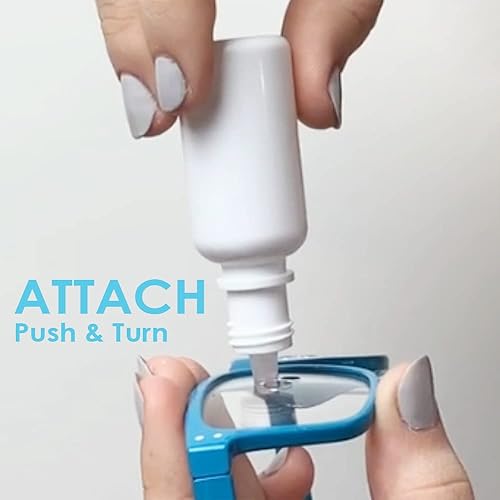 Miniatura 2 de Ayuda para gotas oculares para botellas, pipetas y viales  Guía de gotas para los ojos para personas mayores y ancianos, dispensador de gotas para