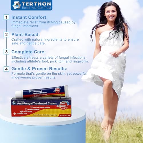 Herbal Antifungal Cream: Treatment for Ringworm, Jock Itch, Athlete's Foot & Fungal Skin Infections – Natural, Fast-Acting Formula for Adults and Kids, 20g (1 Pack) - Image 3