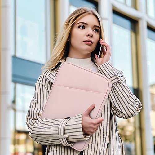 Image of Dadanism 13 Inch Tablet Sleeve Bag Carrying Case for iPad Pro 13 inch M5 /M4 2025 /2024, iPad Air 13 inch M4 /M3 2026 /2025, iPad Pro 12.9 inch, Galaxy Tab S10+ /S9 FE+ /S9+ 12.4 inch, Remarkable Paper Pro 11.8 inch, Pink
