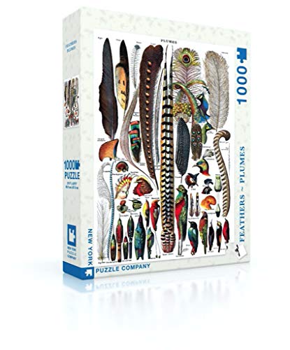 Puzzle 1000 piezas de colección Feathers NYPC rompecabezas vintage 2