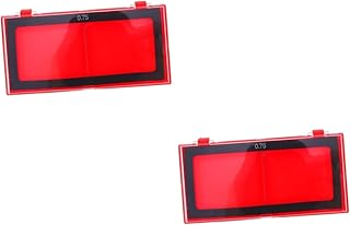 SOLUSTRE 2 Pares De Soldagem Lupa Capacete De Soldagem Lente De Aumento Capa De Soldagem Lente Capacete De Moagem Lentes De Soldagem Lente De Substituição De Soldagem Lente