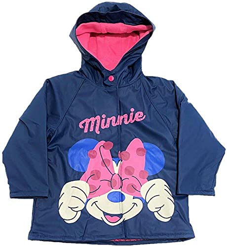 Western Chief Toddler Girls Disney Minnie Mouse Raincoat Jacket Minnie Dot Navy 6