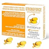 STRONGFORCE Salon Vegan Hair Oil Strengthening & Split End Repair. All Hair Types. Hair serum with Argan Oil, Baobab Oil, Avocado, Moringa, Niacinamide, Biotin & Hair Vitamins. Instant Hair Detangler