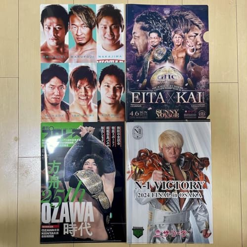NOAH クリアファイル 4枚セット プロレス 拳王 清宮海斗 OZAWAのサムネイル